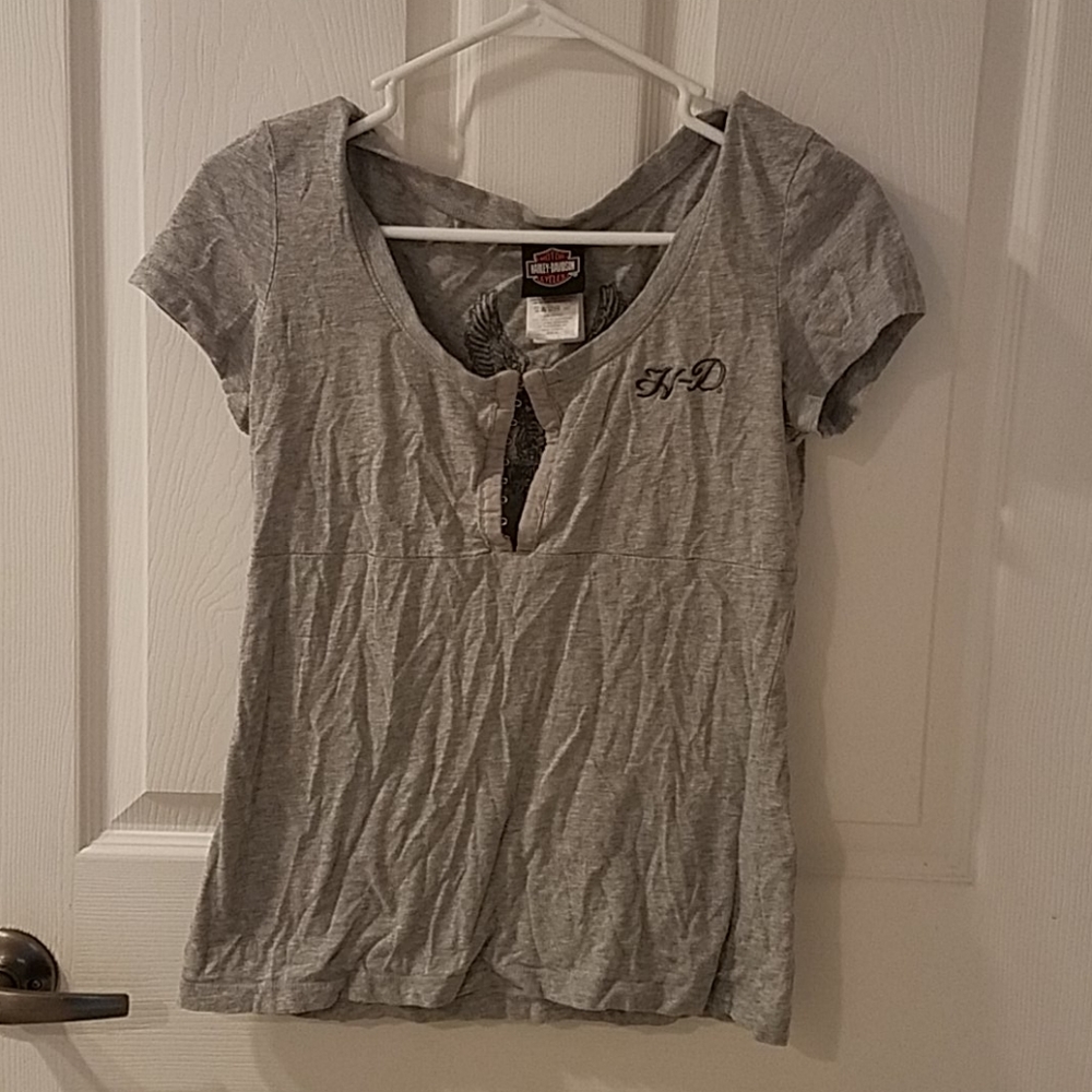 Harley-Davidson grey tee